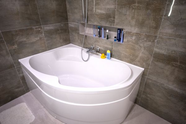 Large Bathtub Installation in Longwood
